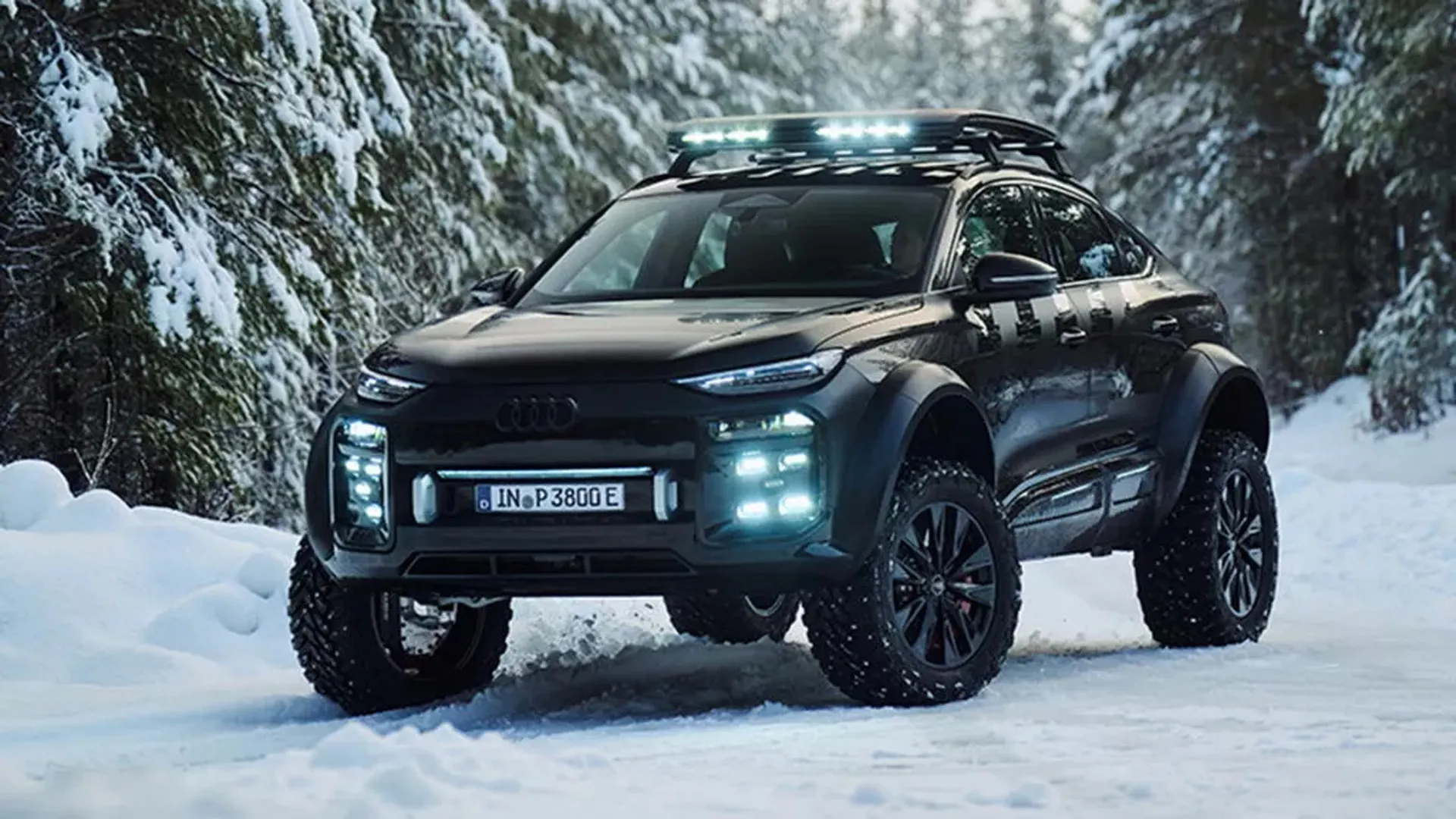 „Audi Q6 E-Tron“ visureigio koncepcija debiutuoja su portalo ašimis